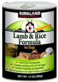 kirkland signature lamb and rice dog food